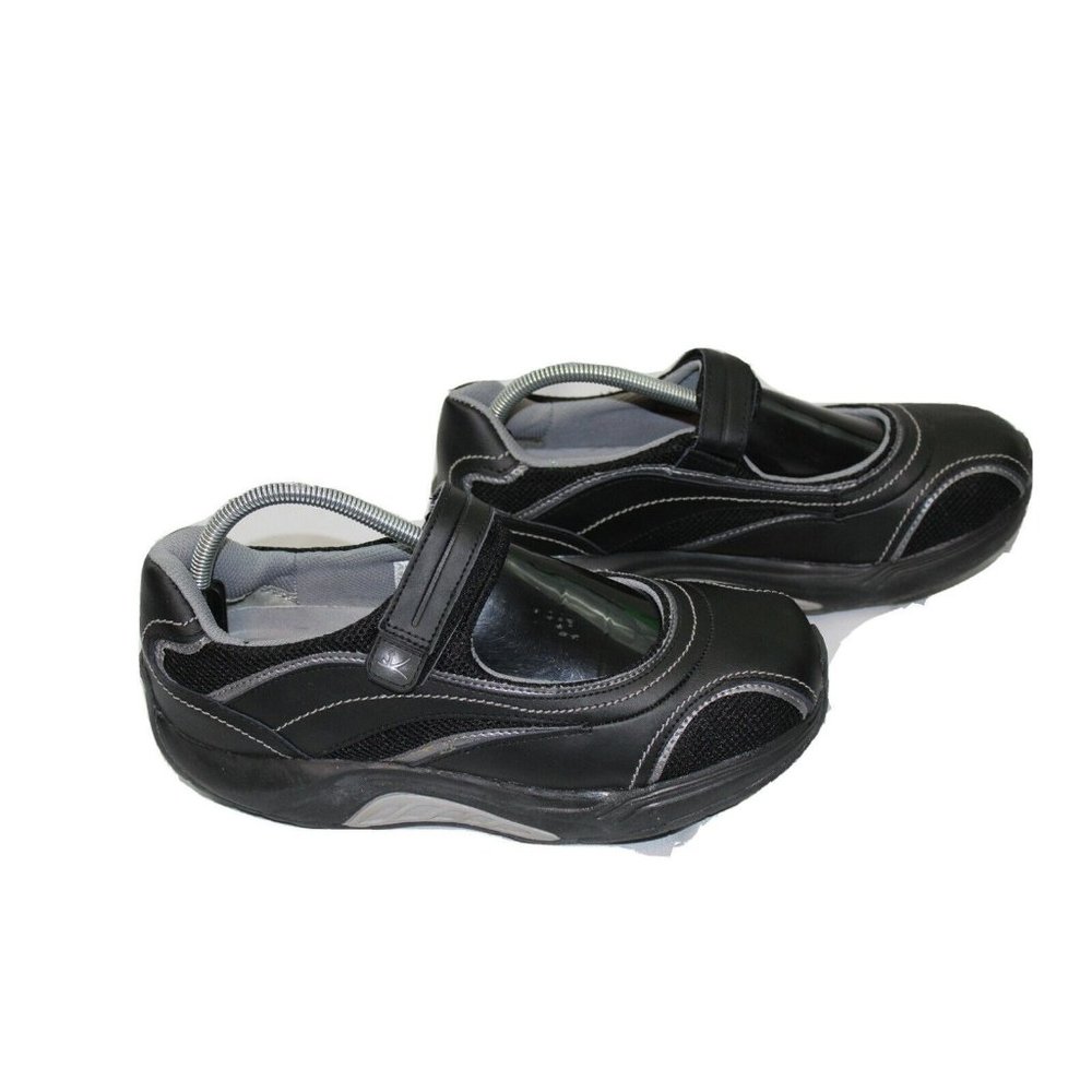 Danskin Now Womens Black Leather BIA I-Net Toning Mary Janes Shoes